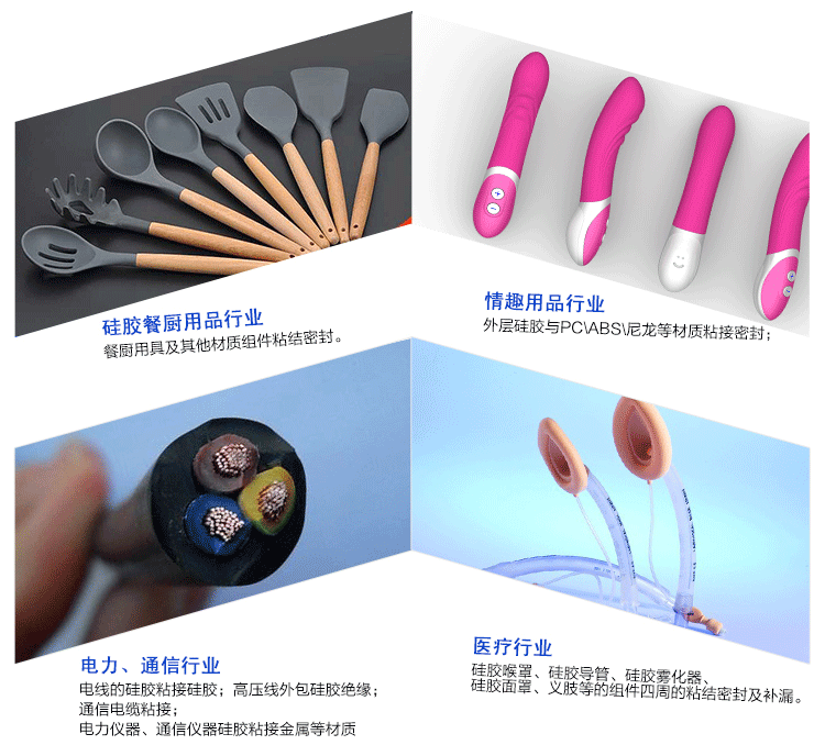 KN-300硅膠膠水應用領域