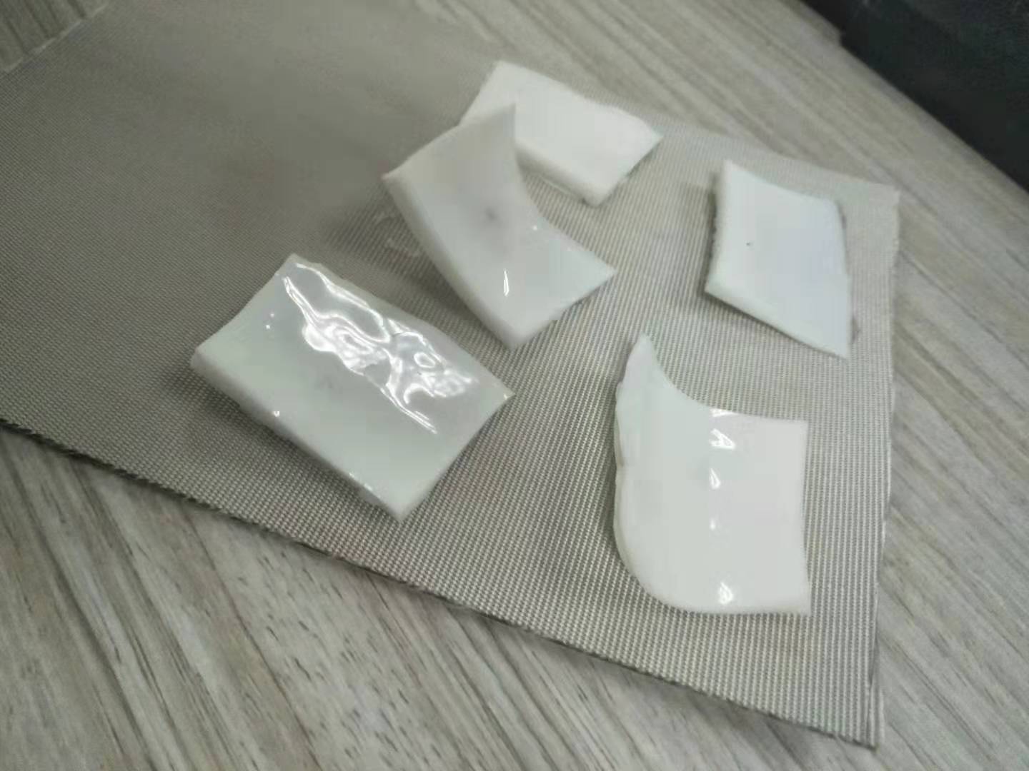 硅膠粘腈綸布試樣試驗測試