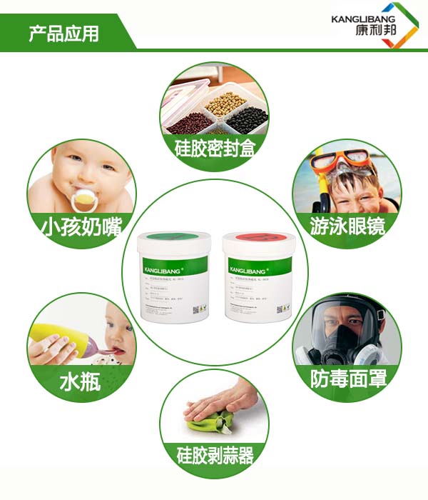 KL-301食品級硅膠膠水產品應用