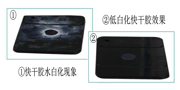 硅膠粘尼龍白化的現象